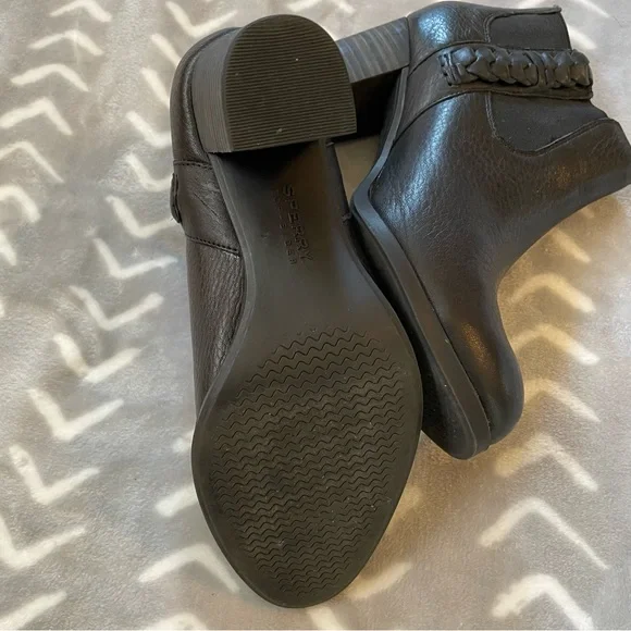 Sperry Black Leather Boots - Picture 3 of 14